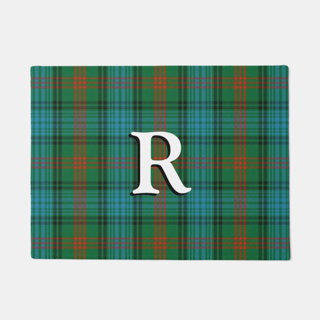 Paillasson Tartan écossais de Ross de clan (Devant)