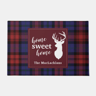 Paillasson Tartan Noël Clan MacLachlan Personnaliser Plaid
