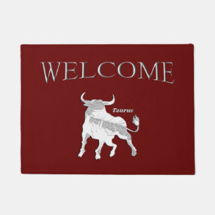 Paillasson Taureau Zodiaque Marron