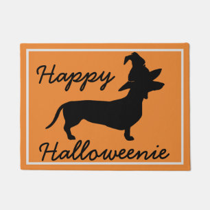 Paillasson Teckel heureux de Halloweenie Halloween
