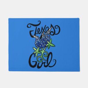 Paillasson Texas Girl texas Bluebonnets