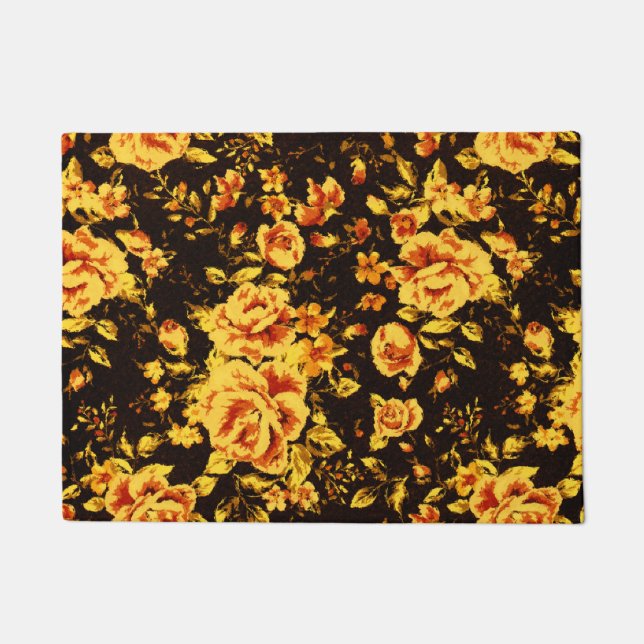 Paillasson texture Abstraite en verre étincelant (Devant)