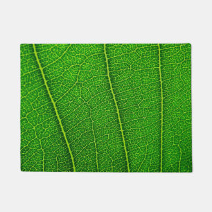 Paillasson Texture de feuille verte abstraite
