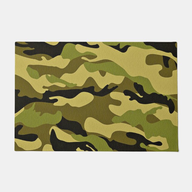 Paillasson Texture de l'armée de camouflage vert (Devant)