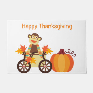 Paillasson Thanksgiving de singe de choc lunaire