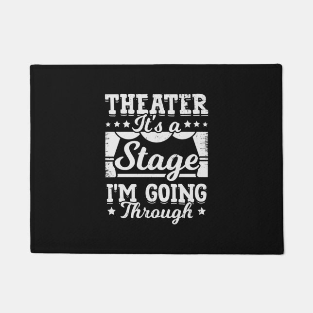 Paillasson Théâtre C'Est Une Scène Que Je Traverse (Devant)