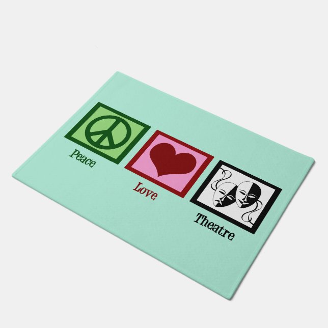 Paillasson Théâtre Peace Love (Incliné)