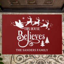 This House Believes Cute Christmas Family