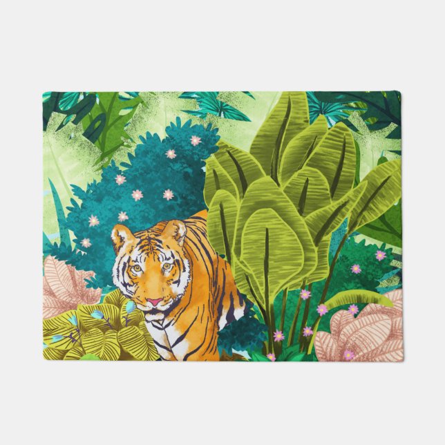 Paillasson Tigre de jungle (Devant)