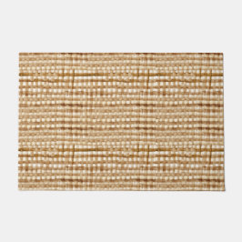 Paillasson Tissu d'impression Brown peint primitif