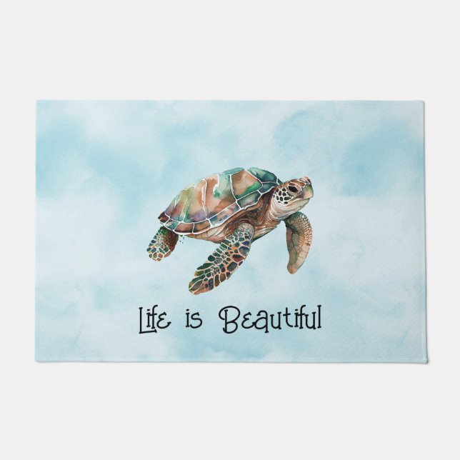 Paillasson Tortue de mer Gold Dream (Devant)