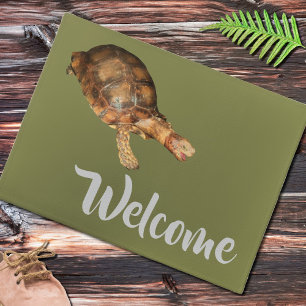 Paillasson Tortue Forestière Asiatique - Porte d'accueil