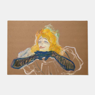 Paillasson Toulouse-Lautrec - Yvette Guilbert chantant