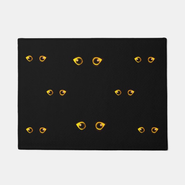 Paillasson Tous Les Yeux Sur Vous Halloween (Devant)