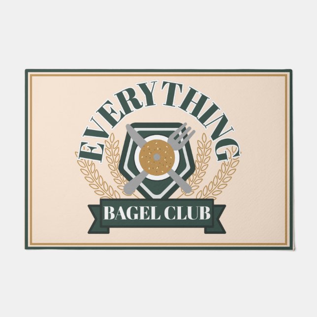 Paillasson Tout Bagel Club (Devant)