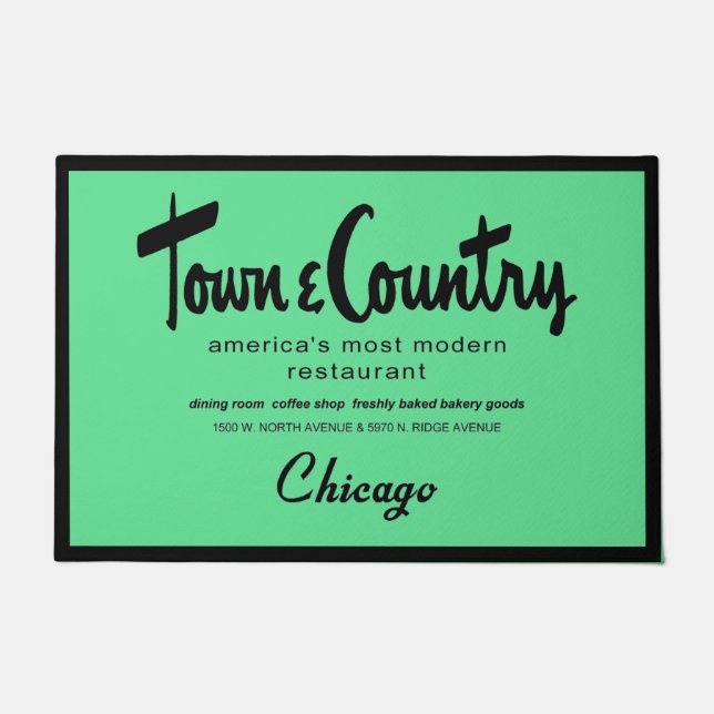 Paillasson Town & Country Restaurants, Chicago, IL (Devant)