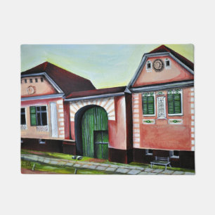 Paillasson Transylvanie, Roumanie, Peinture aquarelle