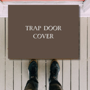 Paillasson "TRAP PORTE COVER" drôle introverti