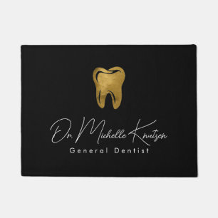 Paillasson Trendy Dentist Professional Dental Black Gold
