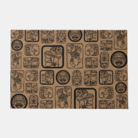 Tribal MAYA ancien masque motif 1