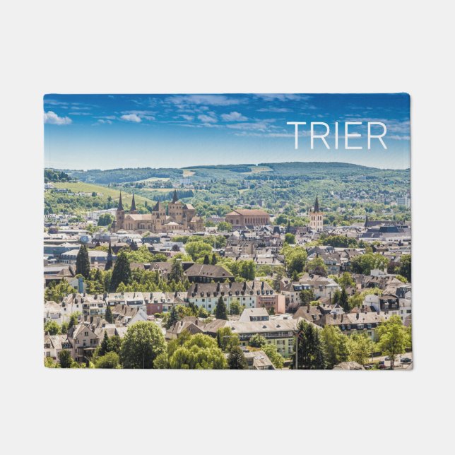 Paillasson Trier Cityscape Panorama Moselle Allemagne Souveni (Devant)