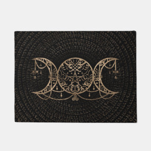 Paillasson Triple Moon - Triple Goddess Gold and black