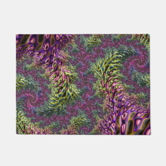 Paillasson Trippy Funky Super numérique Abstrait Fractal Art
