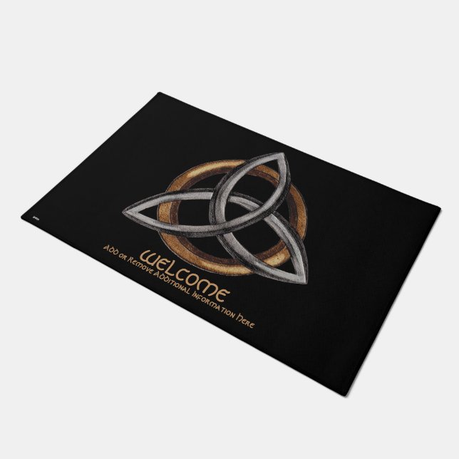 Paillasson Triquetra (Brown/Argent) (Incliné)