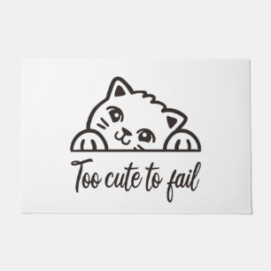Paillasson Trop mignon pour échouer