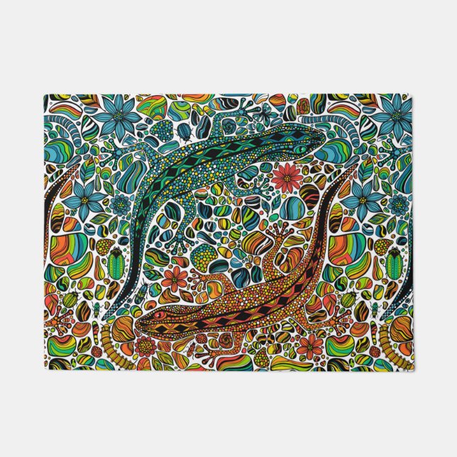 Paillasson Trouvez les geckos (Devant)