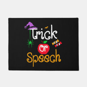 Paillasson Trucs Ou Langues De Parole Enseignant Halloween