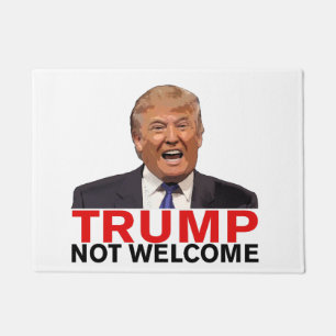 Paillasson Trump n'est pas le bienvenu