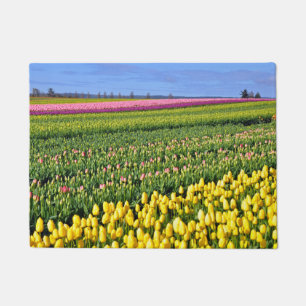 Paillasson Tulipes à ressort colorées