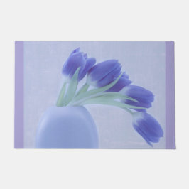 Paillasson Tulipes bleues encore vie