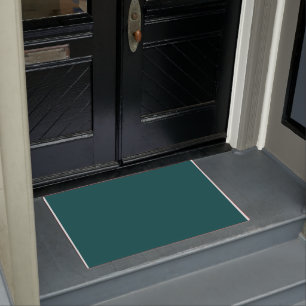 Paillasson  Turquoise foncé (couleur solide) 