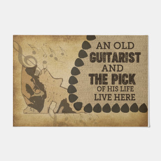 Paillasson Un Vieux Guitariste Et Le Choix De Sa Vie