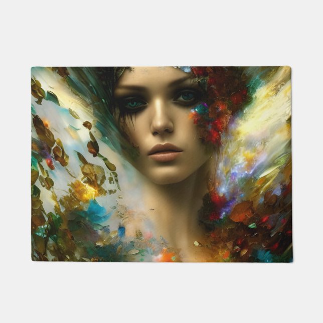 Paillasson Une belle femme imaginaire (Devant)
