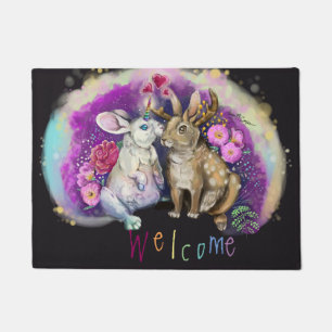 Paillasson Unibunny Bisses Jackalope Amour magique