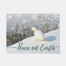 Vacances "Paix sur Terre" Canard blanc