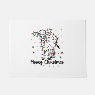 Paillasson Vache Moey Noël Arbre clair Funky Noël Neige & C