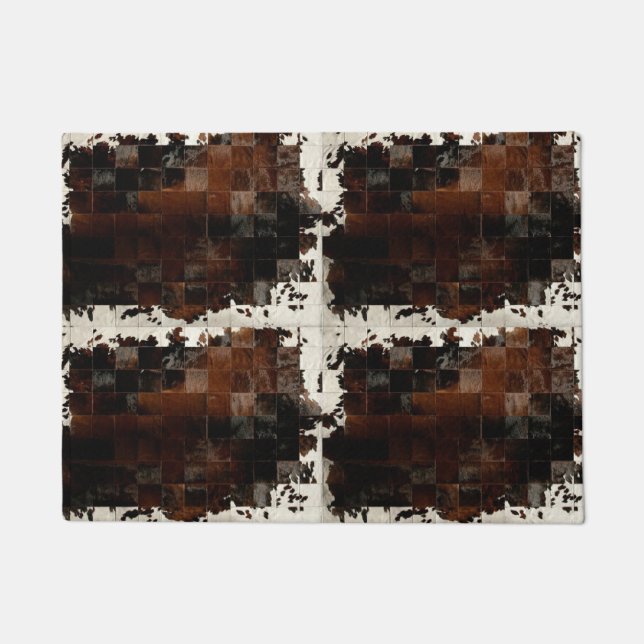 Paillasson Vachette Brown rustique (Devant)