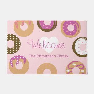 Paillasson Valentines Jour Motif Donuts Coeurs mignons