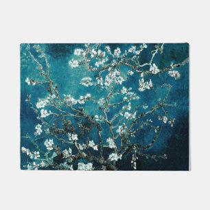Paillasson Van Gogh Almond Blossoms Dark Turquoise