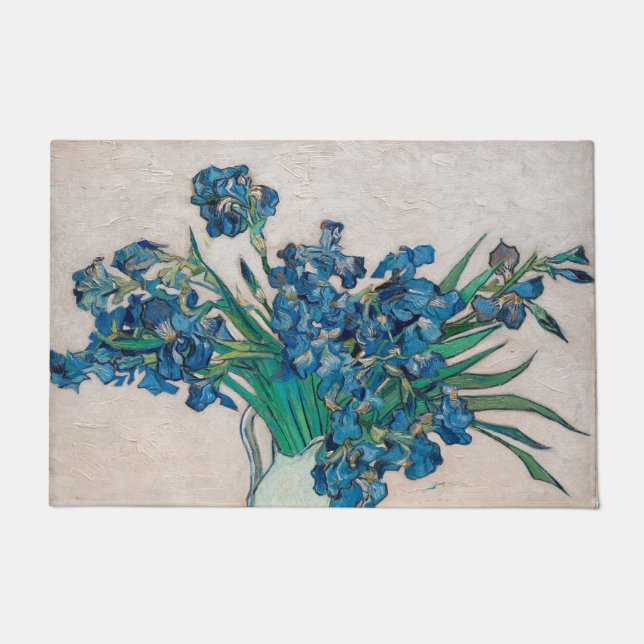 Paillasson Vase aux iris, Van Gogh (Devant)