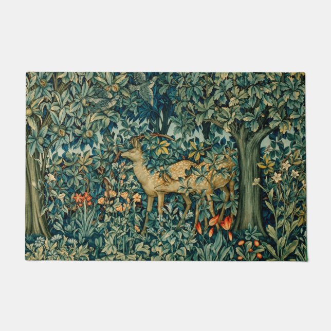 Paillasson VERDURE, LES ANIMAUX FORESTIERS FONT DE LA Tapisse (Devant)