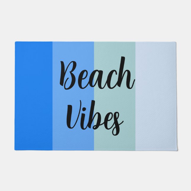 Paillasson Vibes De Plage, Bleues (Devant)