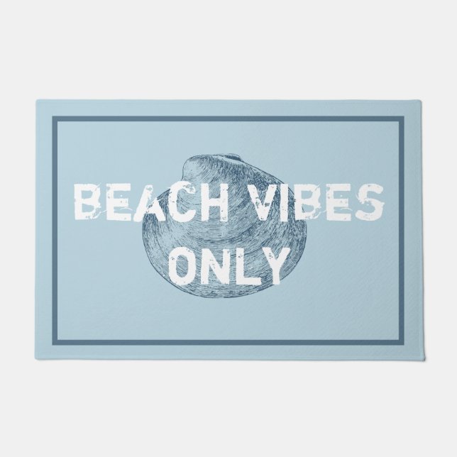 Paillasson Vibes Plage Seulement Police Distante (Devant)