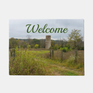 Paillasson Vieux Pays Silo Paysage Bienvenue Porte