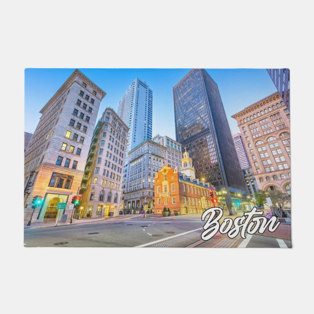 Paillasson Ville De Boston, Massachusetts, États-Unis (Devant)