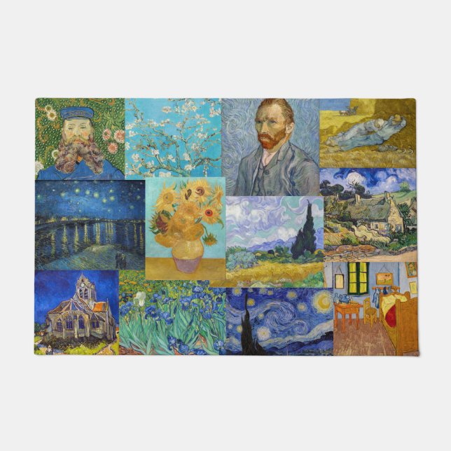 Paillasson Vincent Van Gogh - Masterpieces Patchwork (Devant)